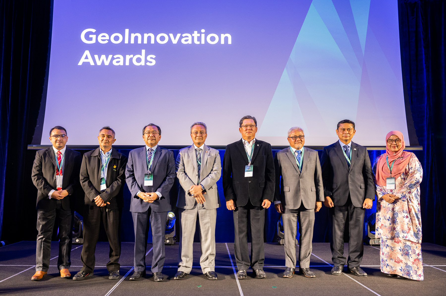 Winners of GeoInnovation Award by Esri Malaysia
