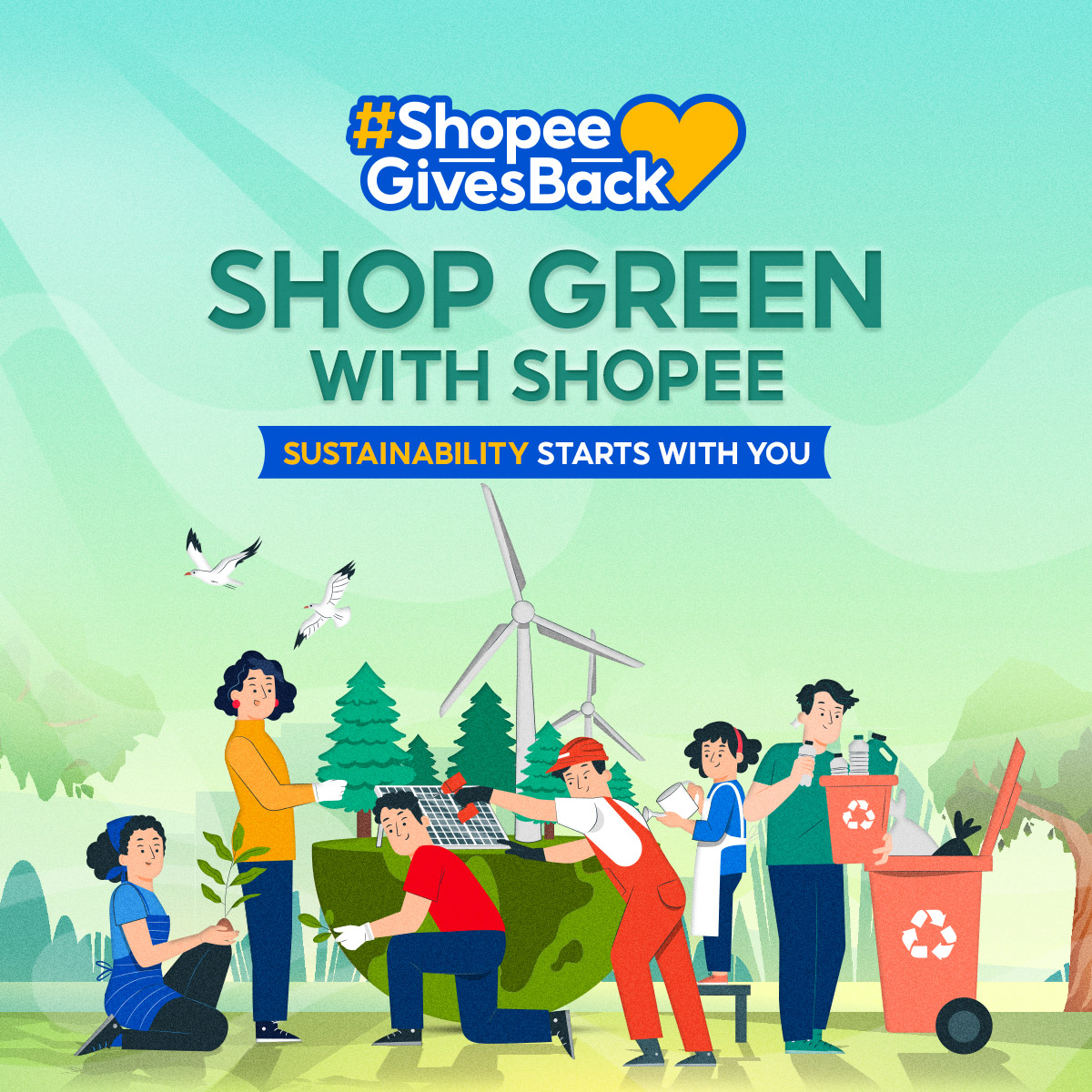Shop Green with Shopee