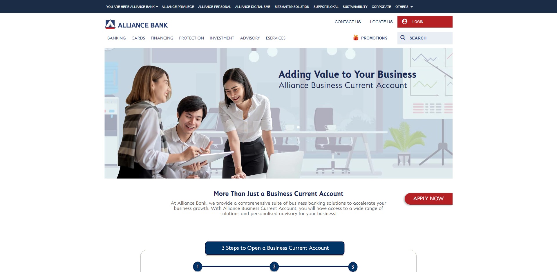 Alliance Bank Business Current Account for LLP